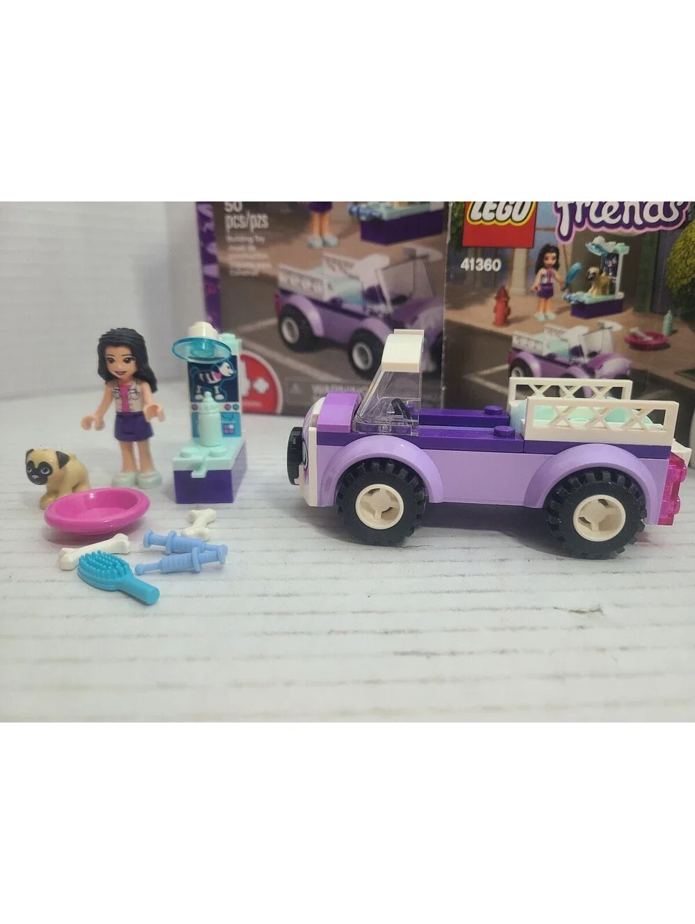 Lego Friends Emma's Mobile Vet Clinic 41360 Set Retired